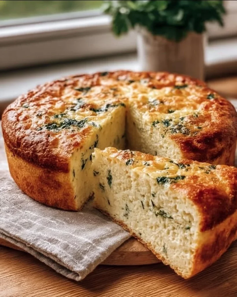 Freshly baked easy keto bread on a wooden cutting board